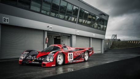 Porsche Race Car in Action at the Track wallpaper
