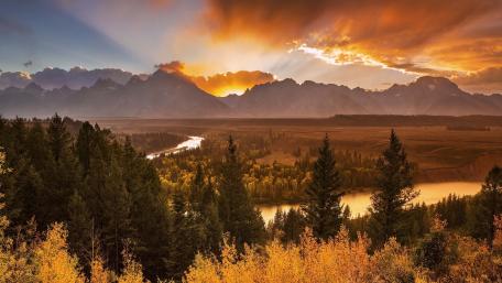 Snake River, Jackson Hole wallpaper