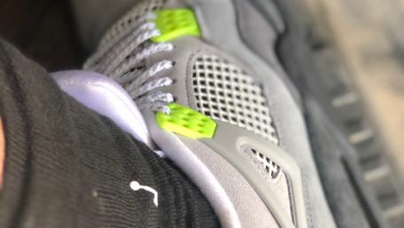 Sleek Athletic Shoe Close-Up Design wallpaper
