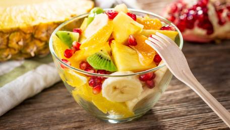 Vibrant Fruit Salad Delight wallpaper