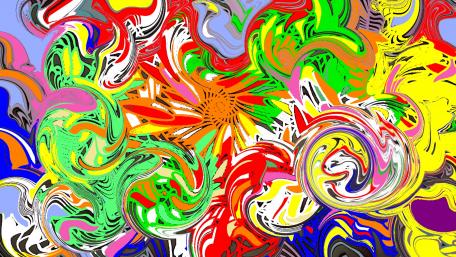 Volutes couleurs légères. 2020 wallpaper