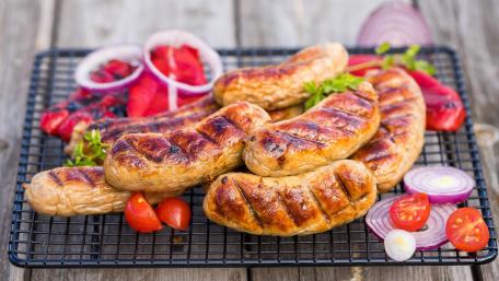 Grilled Sausages Platter Inspired by Summer Feasts wallpaper