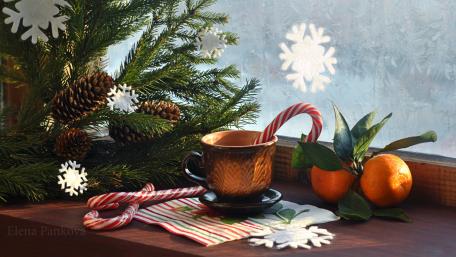 Festive Cheerful Still Life Wallpaper wallpaper