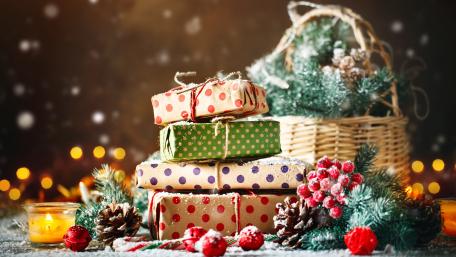 Christmas gifts wallpaper