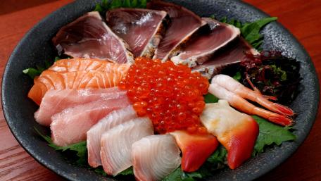 Savor the Colors of Fresh Sushi Delights wallpaper