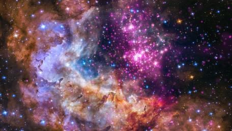 Nebula Radiance in the Vast Universe wallpaper