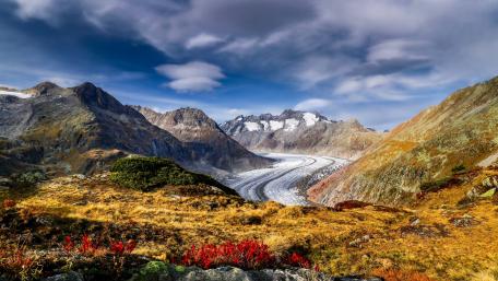 Aletsch Glacier, Switzerland wallpaper