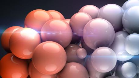 3D balls wallpaper