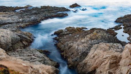 Serene Coastal Shores At Dawn wallpaper