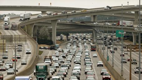 Traffic in Atlanta wallpaper