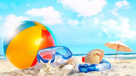 Beachside Bliss Summer Vibes wallpaper