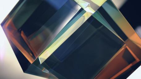 3D Translucent cubes wallpaper