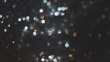 Bokeh lights in darkness wallpaper