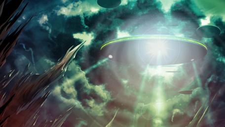 Flying Saucer wallpaper