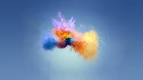 Colorful explosion wallpaper
