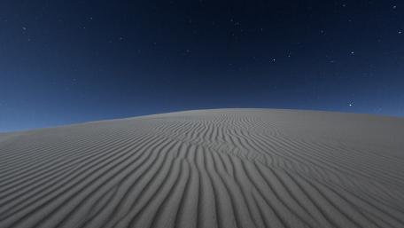 Silent Sand Dunes Under Starry Night wallpaper