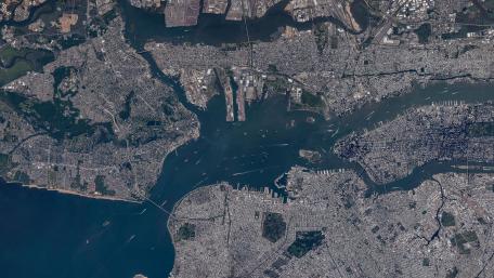 New York City Satellite Imagery wallpaper