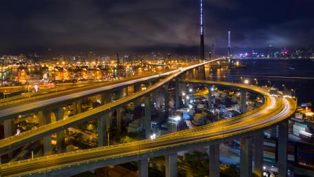 Interchange in Hong Kong wallpaper
