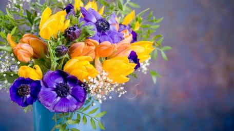 Colorful flowers wallpaper