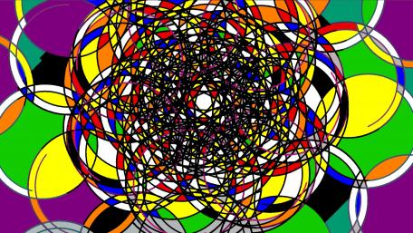 Fractals Colored Circles 2020 wallpaper