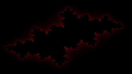 Fiery Fractal Darkness wallpaper