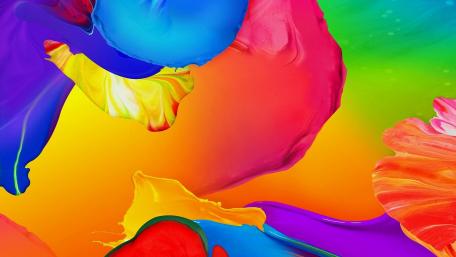 Vibrant Abstract Color Explosion wallpaper