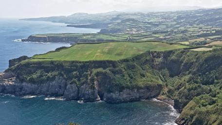 Breathtaking Coastal Landscape Viewpoint wallpaper