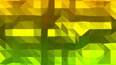 Vibrant Geometric Waves in Yellow and Green wallpaper