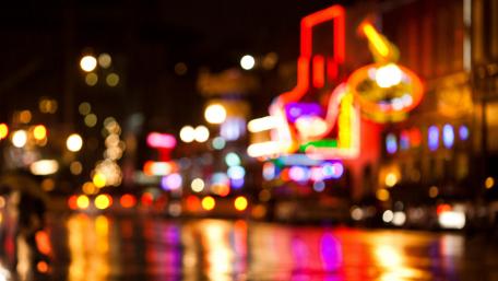 Bokeh lights of Broadway, New York wallpaper