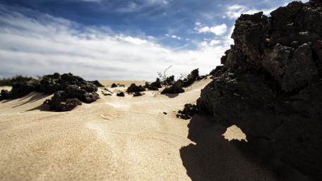Desert Serenity Under a Vast Sky wallpaper