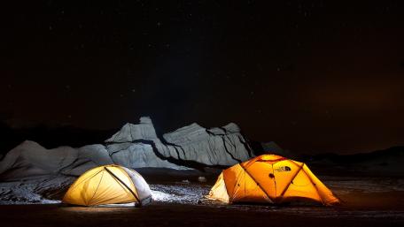 Night in the nature wallpaper