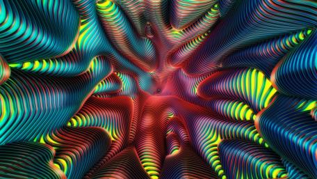 Colorful Vortex of Fractal Beauty wallpaper