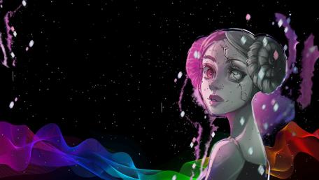 Whispers in the Cosmic Void wallpaper
