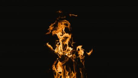 Flame Dance in the Dark wallpaper