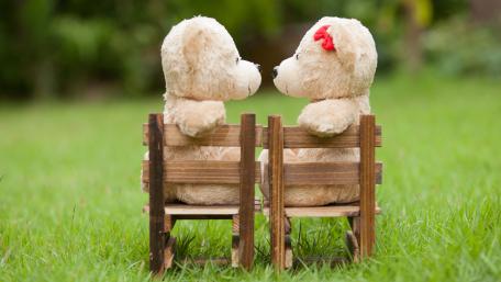 Teddy Bear couple wallpaper
