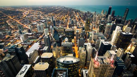 Chicago skyline wallpaper