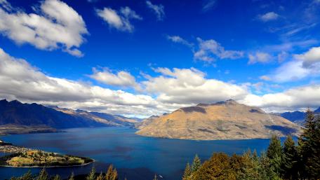 Mountain Serenity by the Lake wallpaper