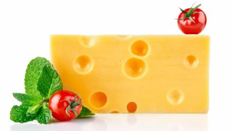 Delicious Cheese with Fresh Tomatoes and Mint Leaves wallpaper