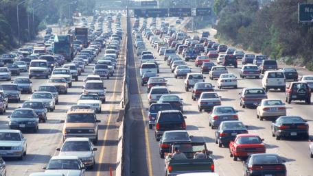 Traffic in LA wallpaper