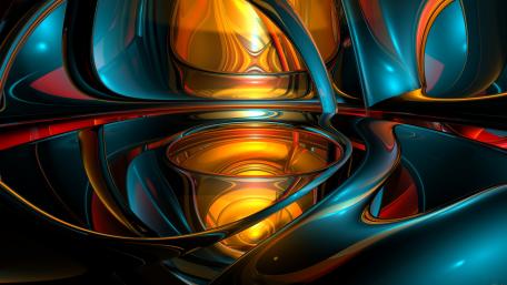 Vibrant Abstract Harmony in Motion wallpaper