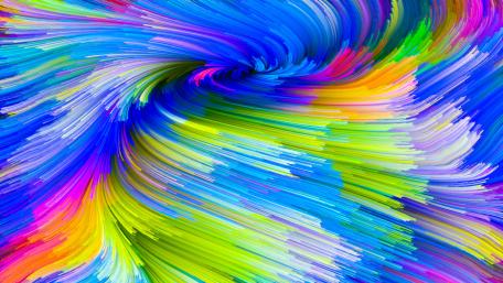 Colorful Vortex Abstraction wallpaper