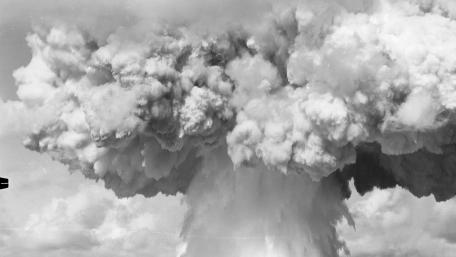 Mushroom Cloud from the Baker Test of Operation Crossroads wallpaper