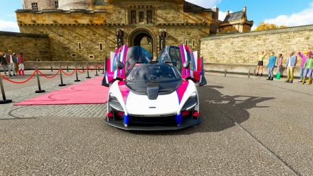 Dreaming of Speed and Style at Edinburgh Castle wallpaper