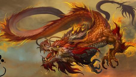 Chinese dragon wallpaper
