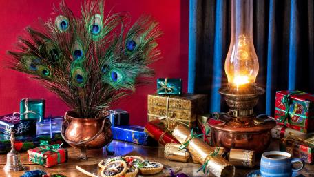 Festive Beauty of Christmas Decorations wallpaper