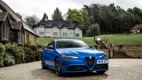 Stunning Alfa Romeo in a Scenic Setting wallpaper