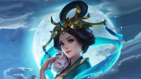 Goddess of the moon wallpaper