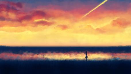 Solitude at Twilight wallpaper