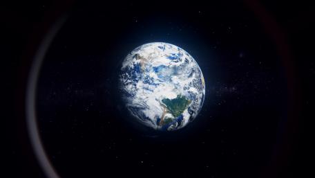 Earth from the space wallpaper