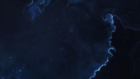 Mystical Blue Nebula wallpaper